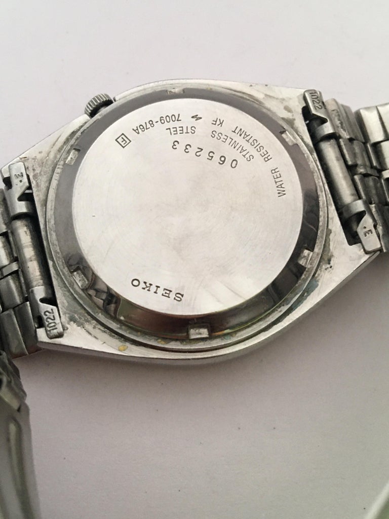Vintage 1970s Stainless Steel Seiko 5 Automatic Gents Watch at 1stDibs |  seiko 5 automatic 1970, seiko 5 70s, seiko 5 automatic 1970s