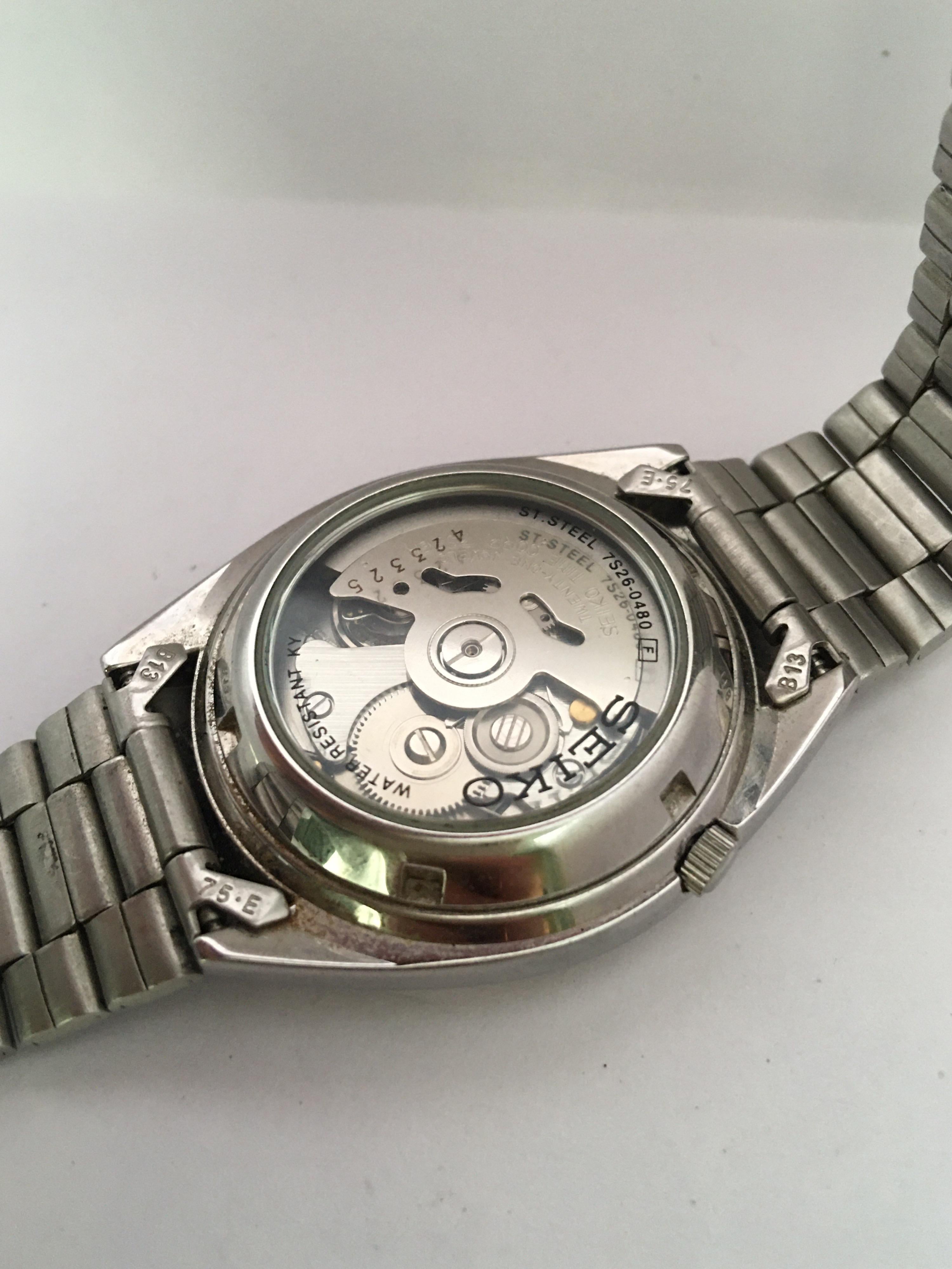 Stainless Steel Seiko 5 Automatic Gentlemen's Watch 4