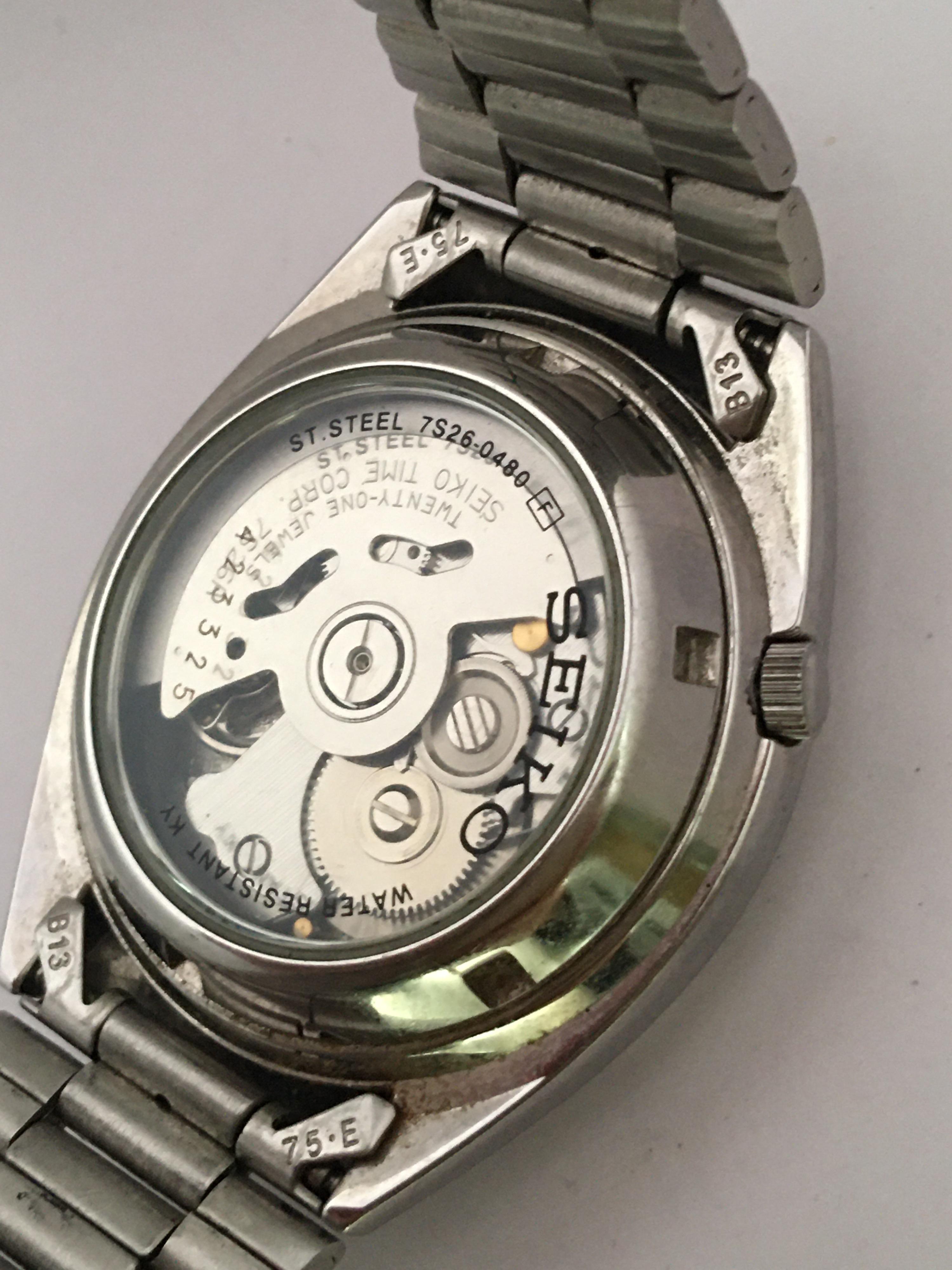 Stainless Steel Seiko 5 Automatic Gentlemen's Watch 5