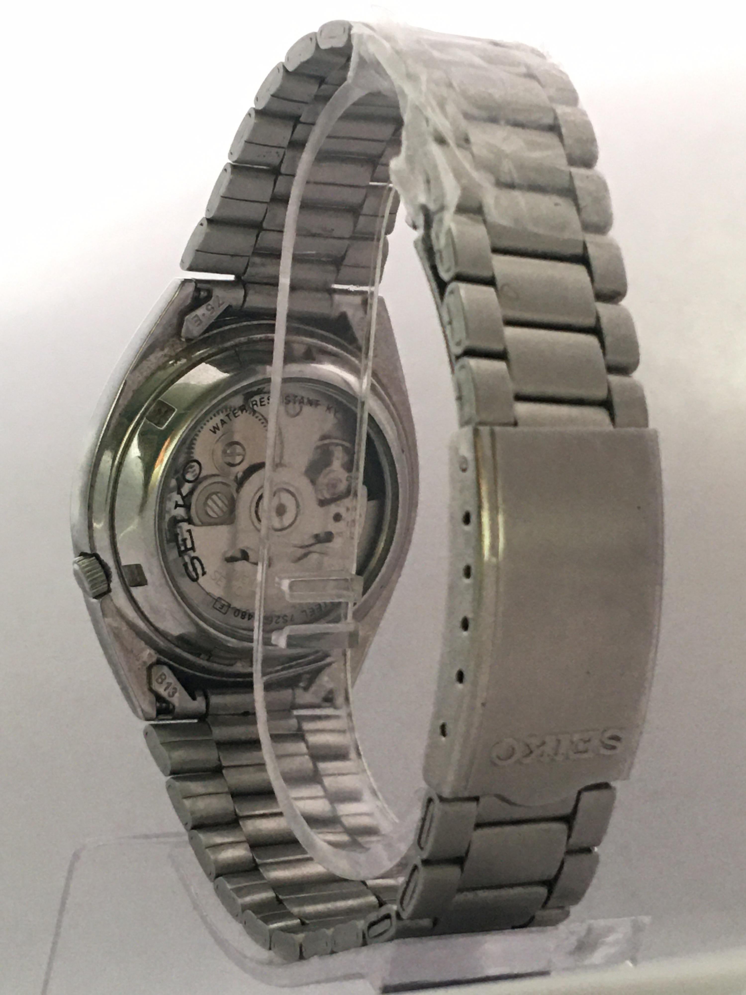 Stainless Steel Seiko 5 Automatic Gentlemen's Watch In Good Condition In Carlisle, GB