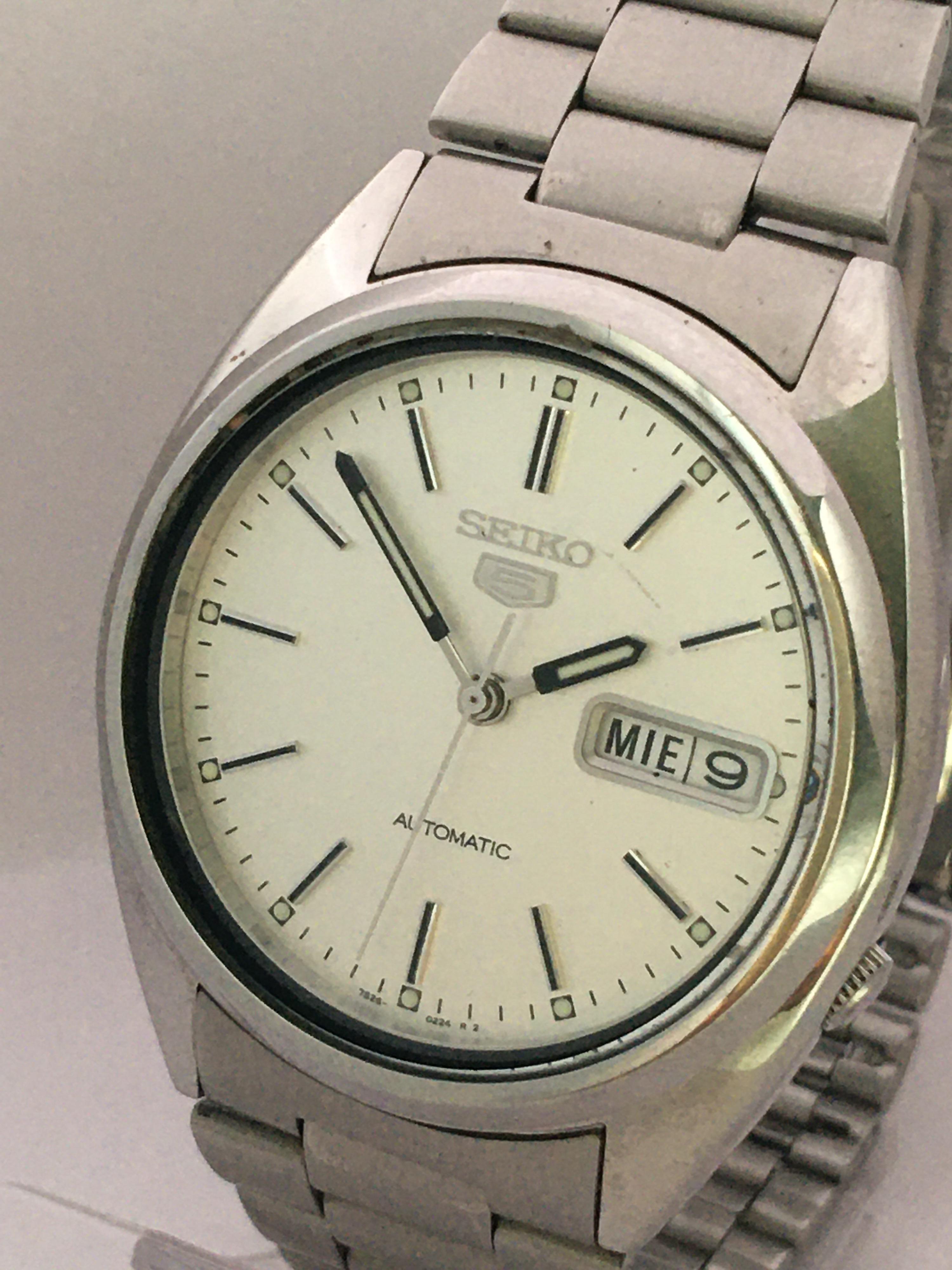 Seiko 5 Automatik Herrenuhr aus Edelstahl 5