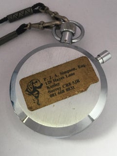 Vintage 1970s Swiss Made Mechanical Stopwatch for Gallenkamp