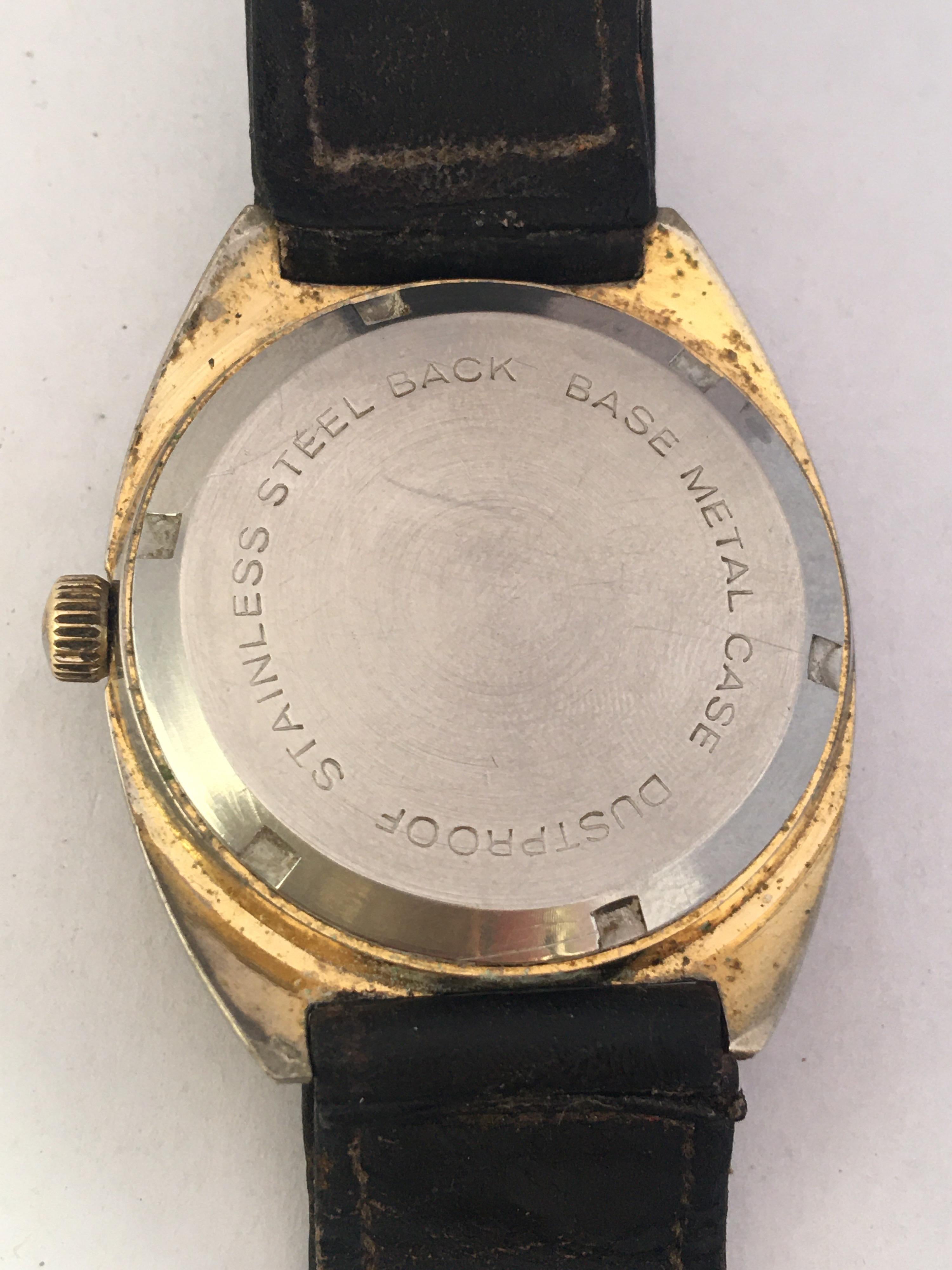 Vintage 1970s Swiss Mechanical Watch For Sale 5
