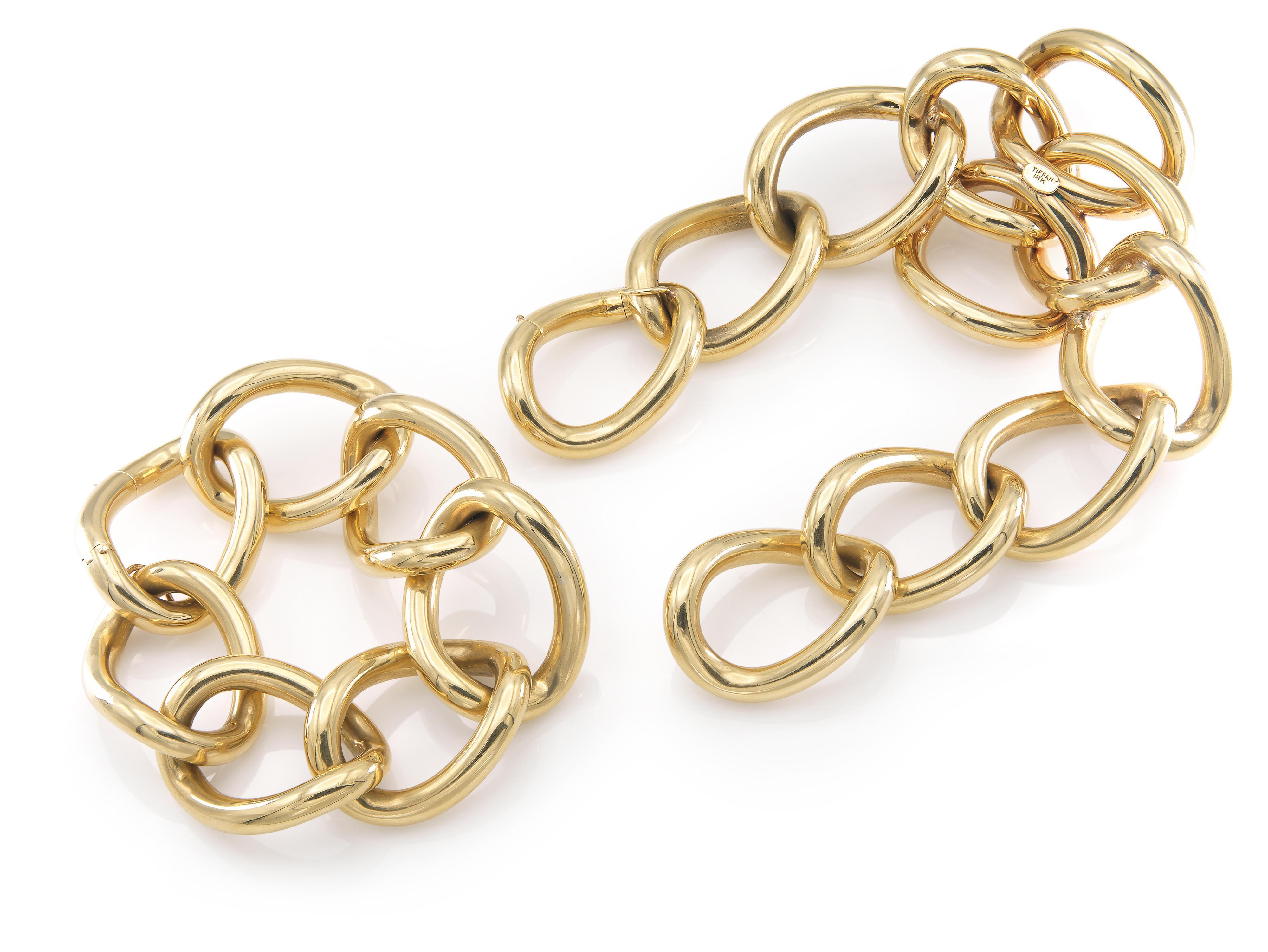 Women's Vintage 1970s Tiffany & Co. Curb Link Necklace For Sale