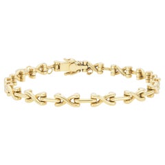 Vintage 1970 Tiffany & Co. Schlumberger Bracelet X en or