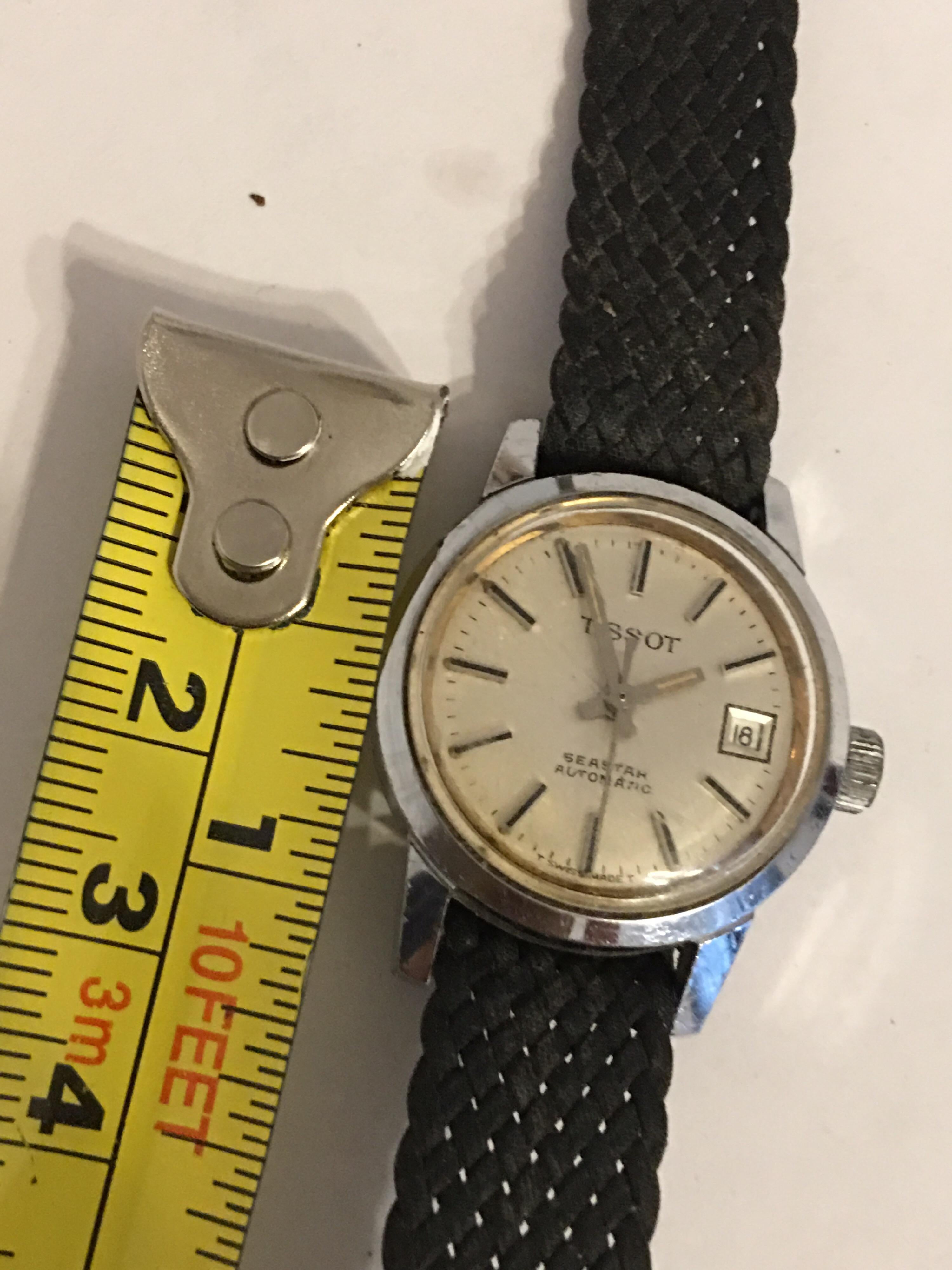 Vintage 1970s Tissot Automatic Ladies Wristwatch For Sale 4