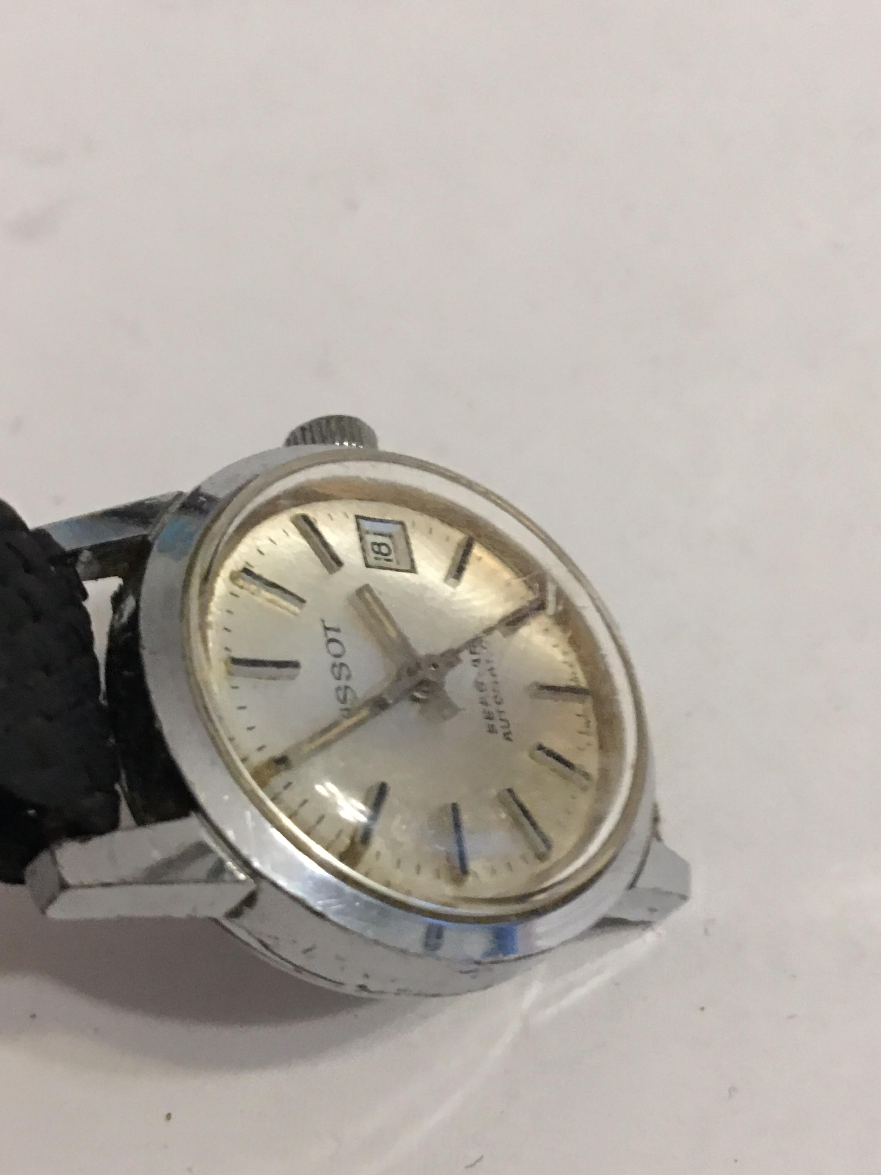 Vintage 1970s Tissot Automatic Ladies Wristwatch For Sale 1