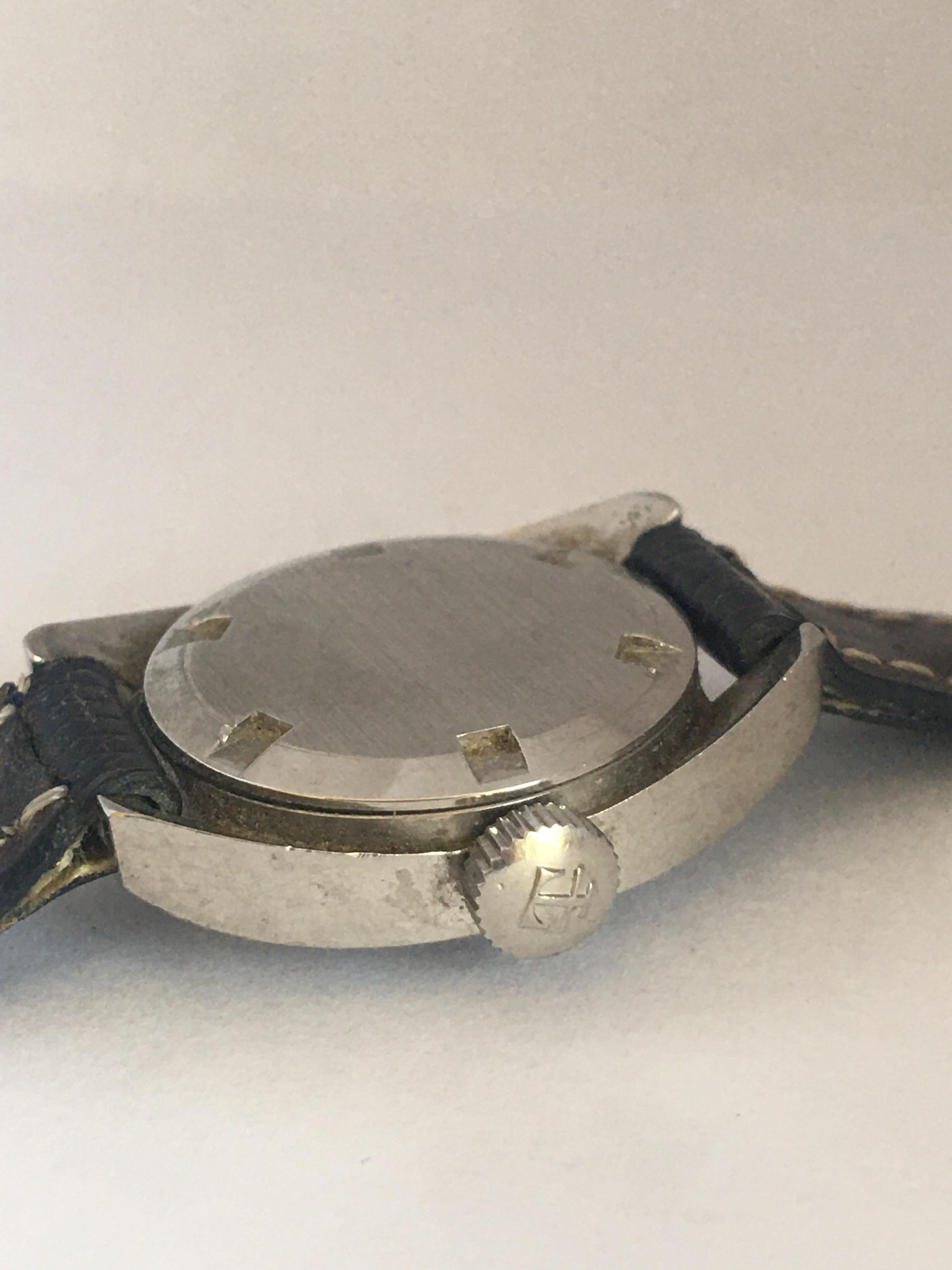 Vintage 1970s Tissot Seastar Ladies Mechanical Watch For Sale 5