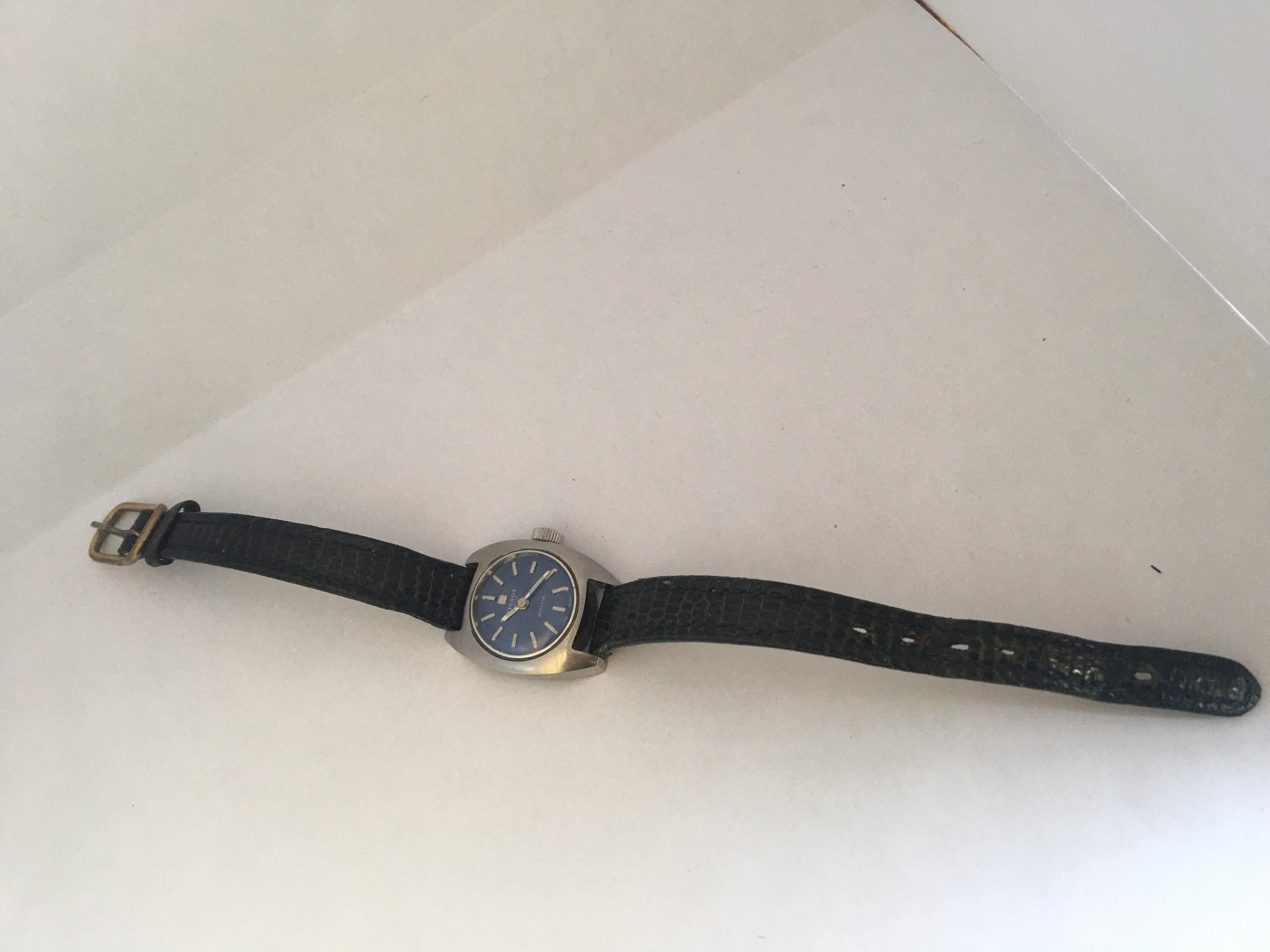 Vintage 1970s Tissot Seastar Ladies Mechanical Watch For Sale 1