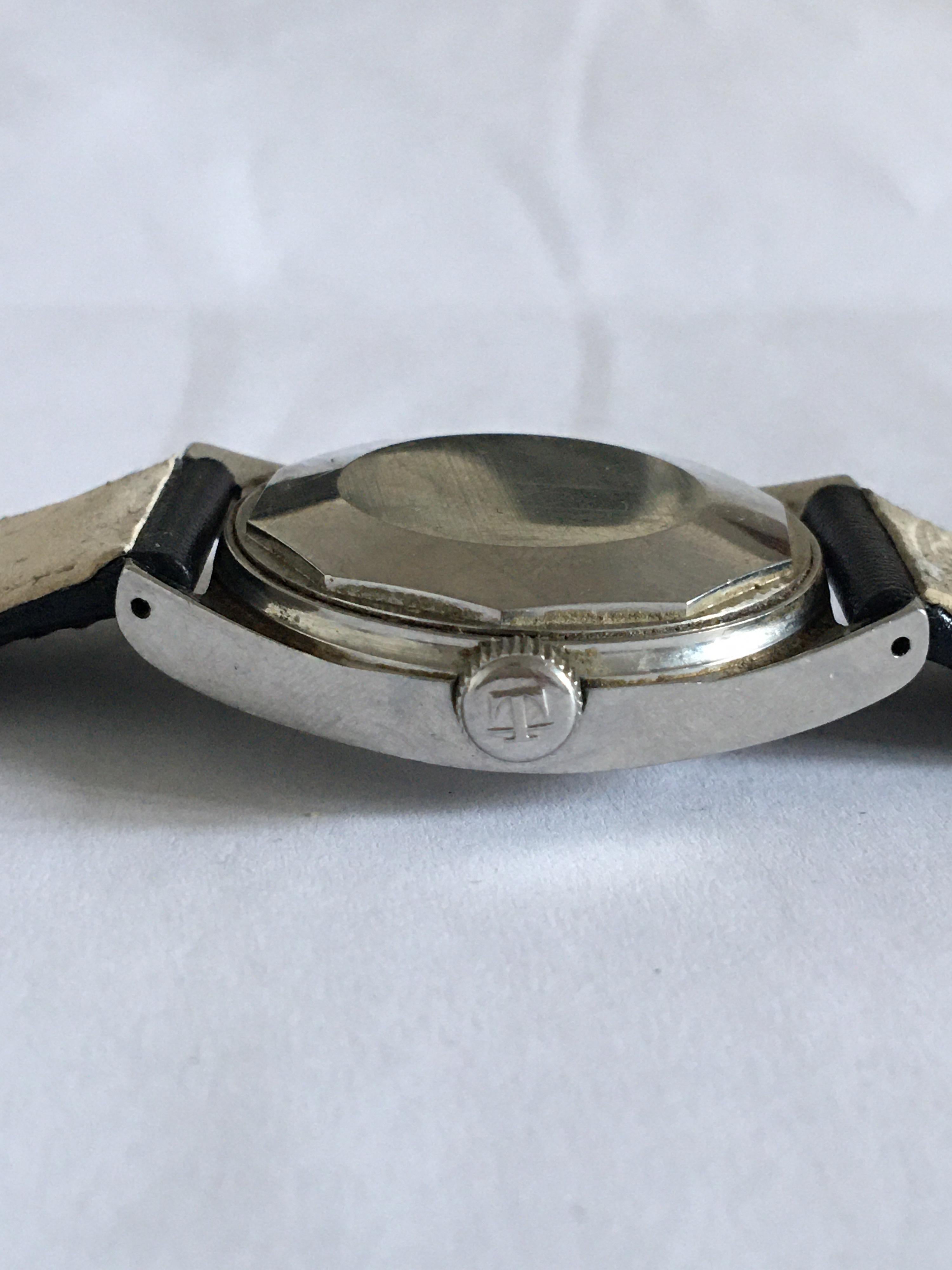 Vintage 1970s TISSOT Visodate Automatic Seastar PR516 Stainless Steel Watch 3