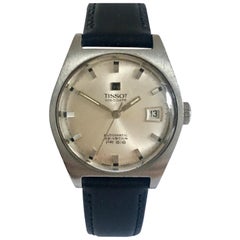 Retro 1970s TISSOT Visodate Automatic Seastar PR516 Stainless Steel Watch
