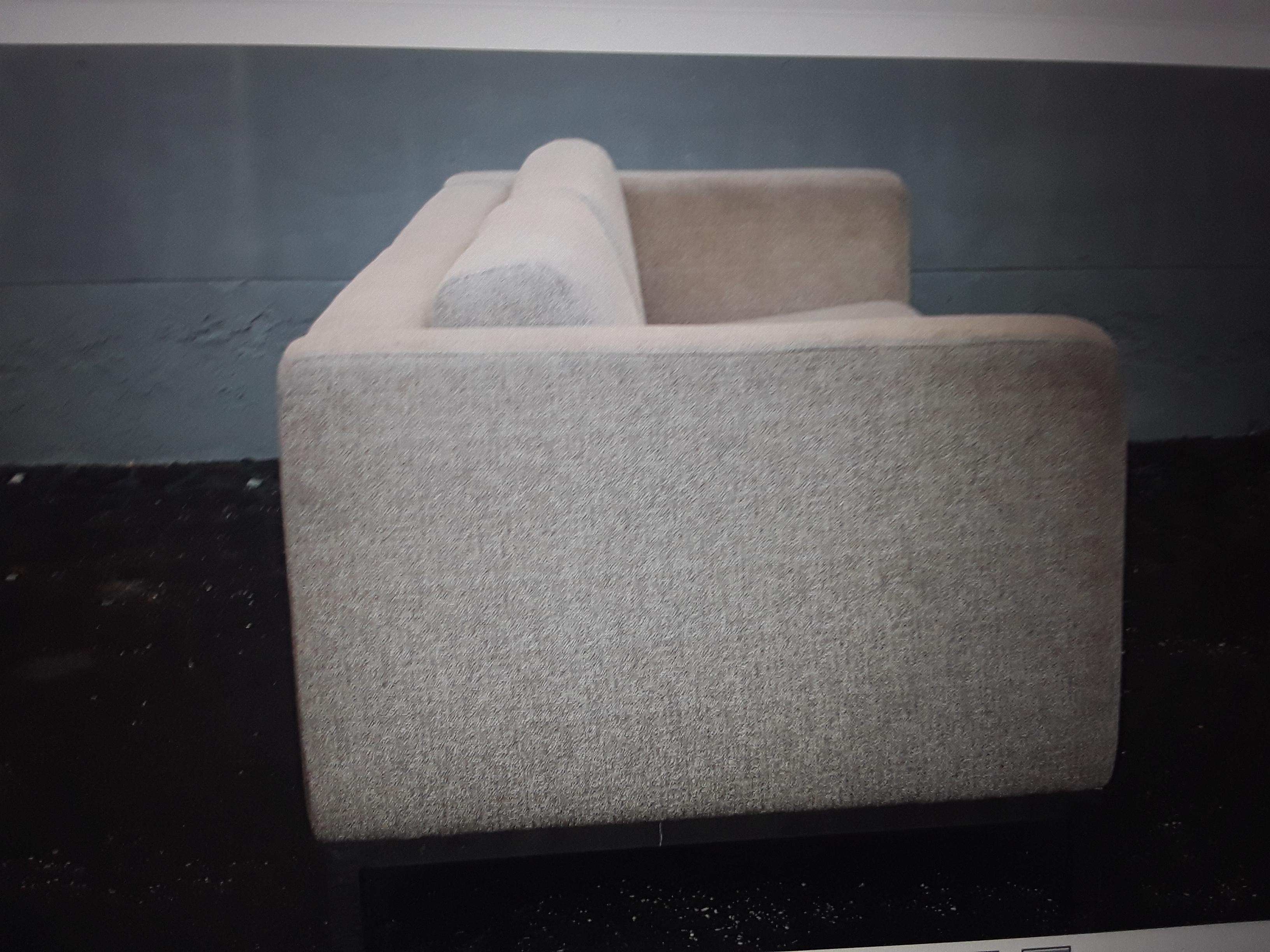 Fabric Vintage 1970's Ultra Modern 4 Seater Sofa/ Daybed For Sale