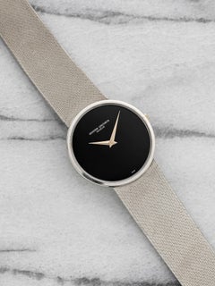 Vintage 1970s Vacheron Constantin 18K White Gold Onyx Dial Manual 31m