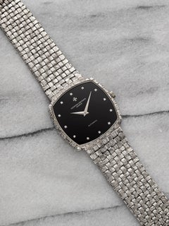 Vintage 1970s Vacheron Constantin 7391 18K White Gold Auto Integrated 31 mm