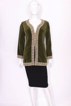 Vintage 1970s Velvet Jacket by Quad