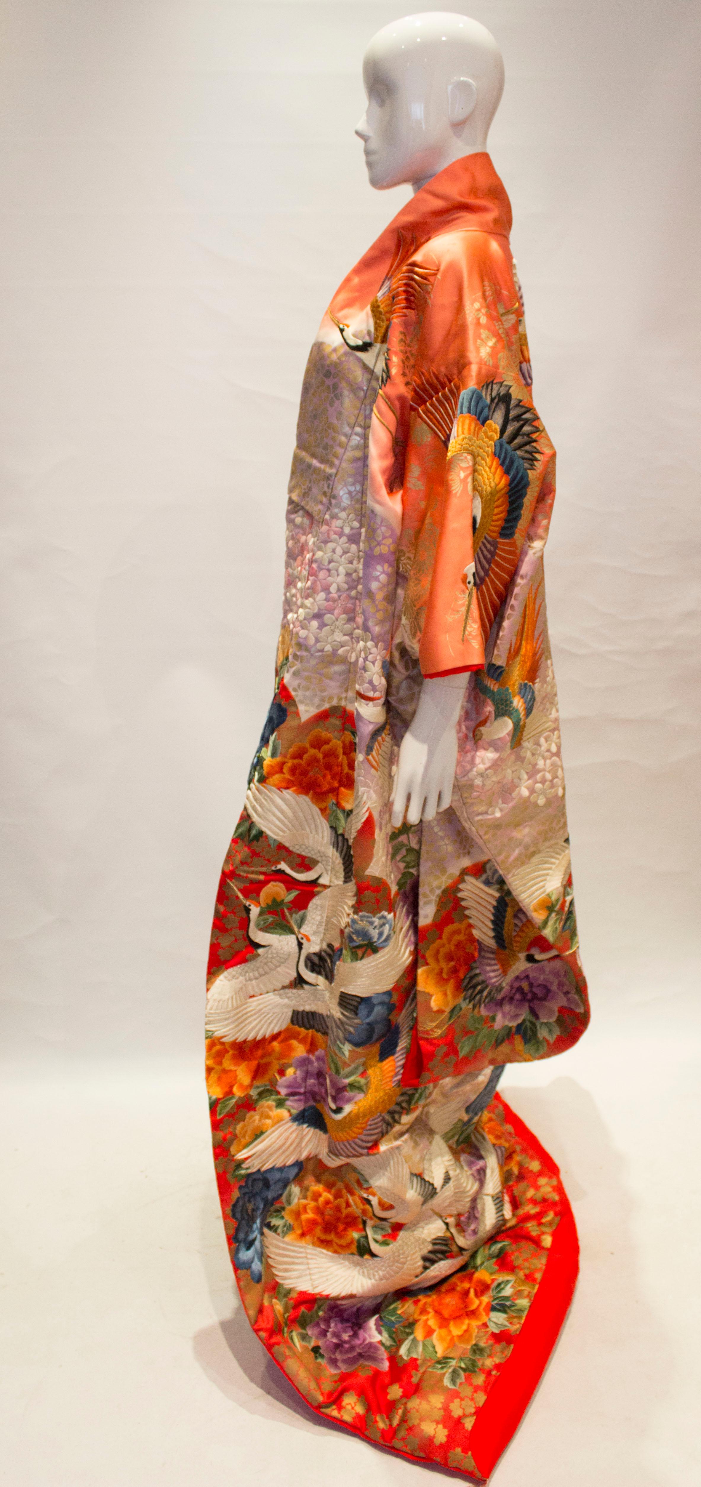 Women's Vintage 1970s Wedding Kimono