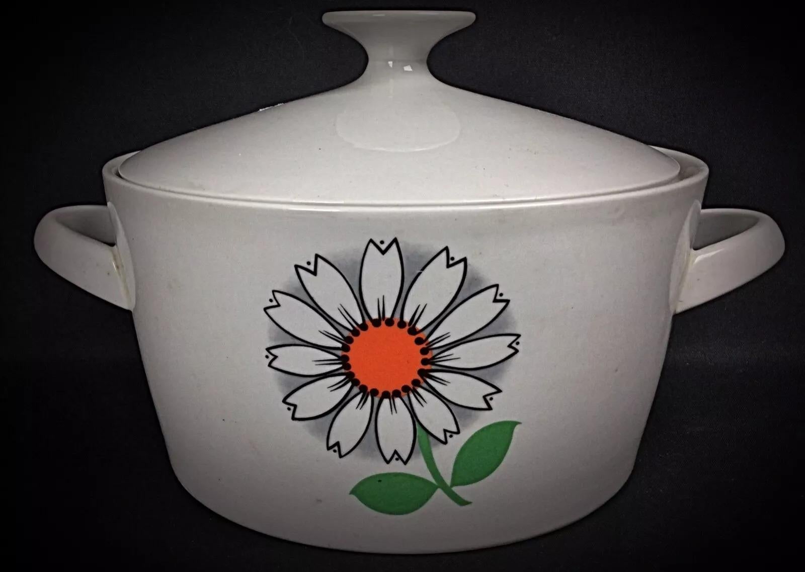 Vintage 1970 Winterling Rösiau Baviera Sopera Floral - 2Y308 finales del siglo XX en venta