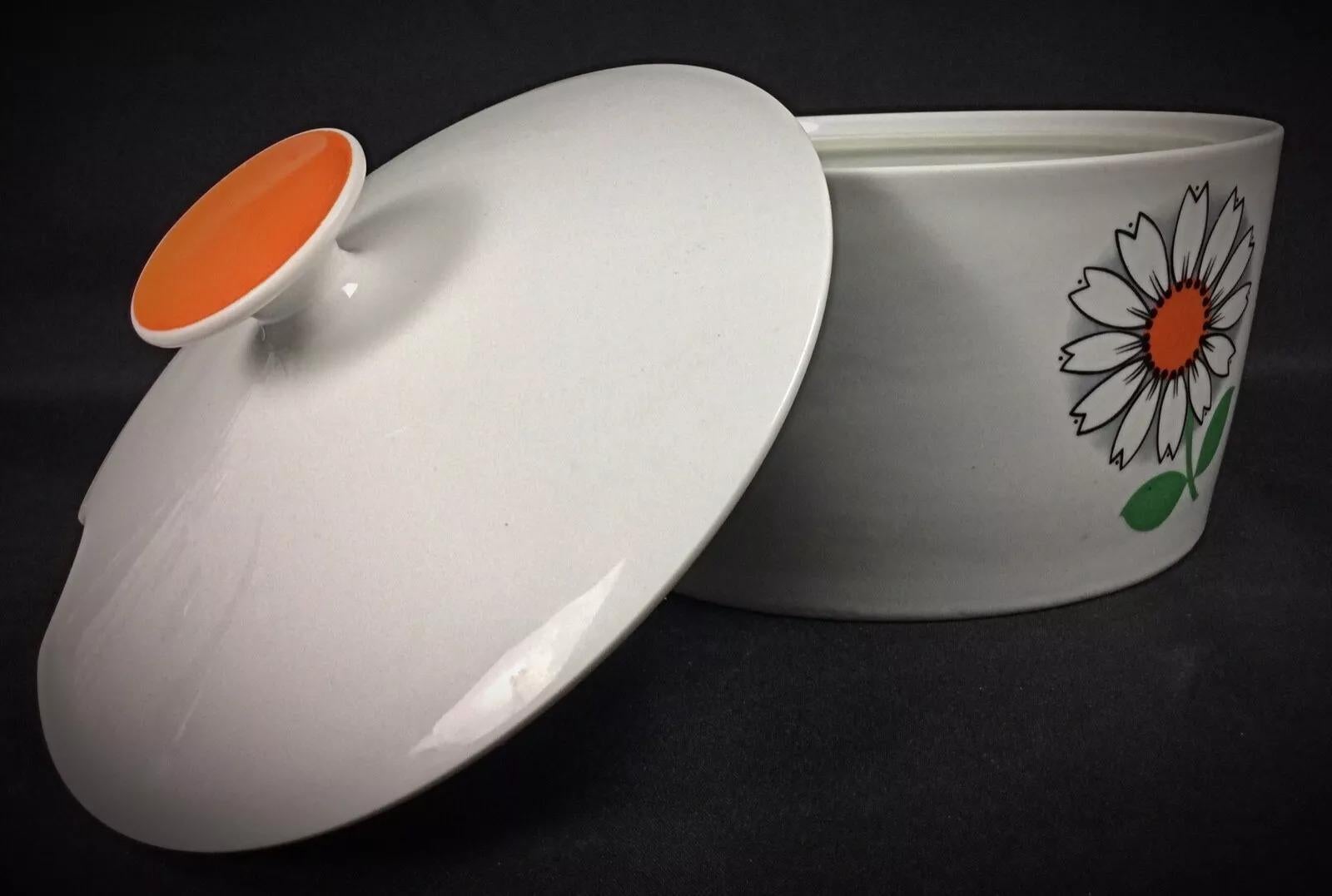Vintage 1970 Winterling Rösiau Baviera Sopera Floral - 2Y308 Porcelana en venta