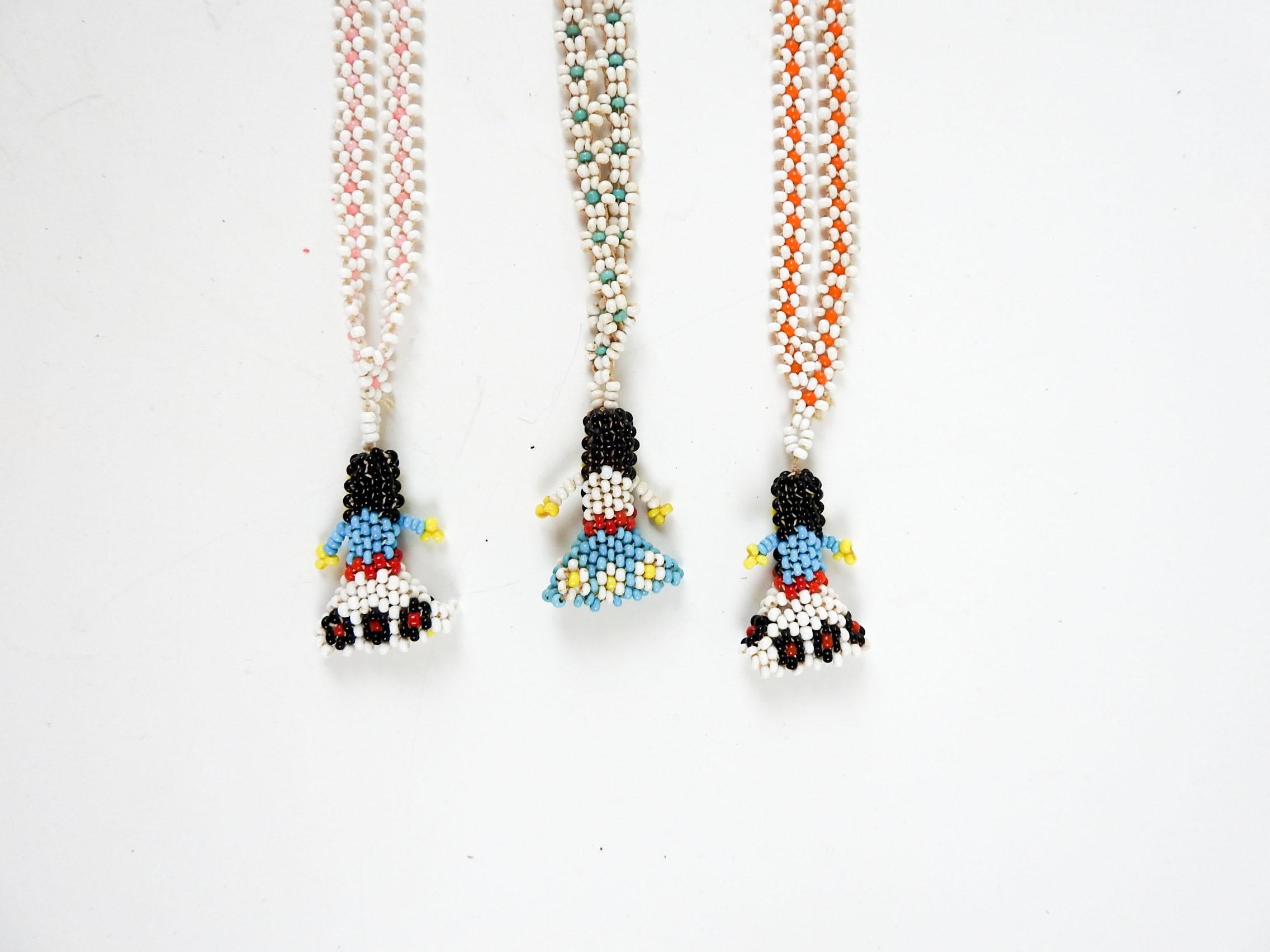 beaded native necklace