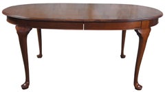 Vintage 1971 Pennsylvania House Solid Cherry Queen Anne Dining Table