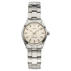 Vintage 1971 Rolex Oyster Perpetual 1002 Stainless Steel Silver Dial 34mm