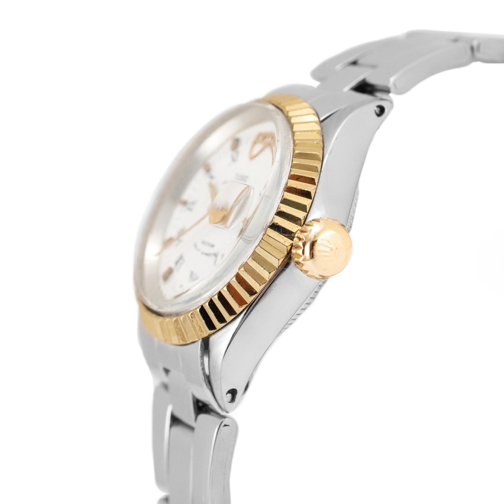 Tudor Oyster Prince 25MM 7600/0 Montre pour femme vintage en acier inoxydable, 1971 Excellent état à Houston, TX