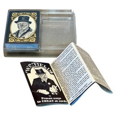 Vintage 1971 WC Fields Single Deck of Commemorative Playing Cards, New & Sealed