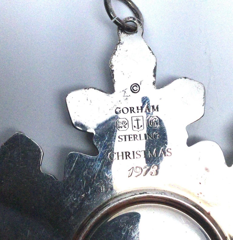 Gorham sterling christmas ornaments