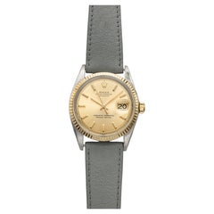 Vintage 1973 Rolex Datejust 1601 Two-Tone Champagne Dial Auto 36mm