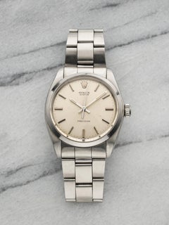 Vintage 1973 Rolex Oyster Precision 6426 Manual Silver Sunburst Dial 34mm