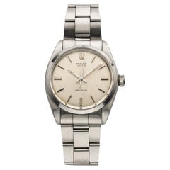 Vintage 1973 Rolex Oyster Precision 6426 Manual Silver Sunburst Dial 34mm