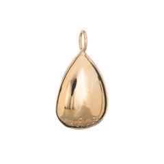 Vintage 1973 & Sign Ampersand Pendant 14k Yellow Gold Charm Estate Jewelry