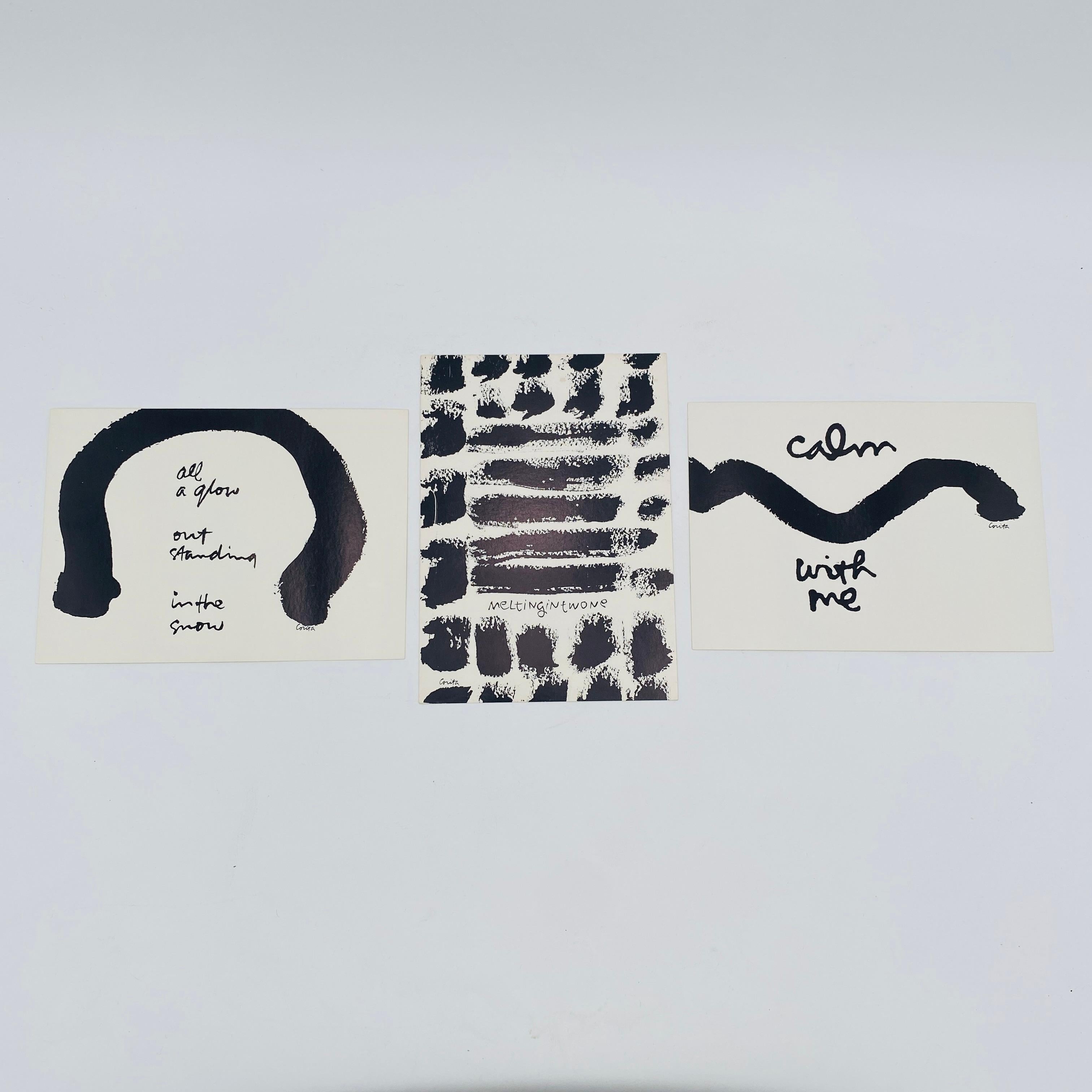 Vintage 1974 HIGH CARDS: Bilderpoem-Poster, Postkarten von Corita Kent, Vintage im Angebot 3