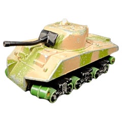 Vintage 1974 Matchbox Sherman Tank by Lesney - Battle Kings Series - 2Y194