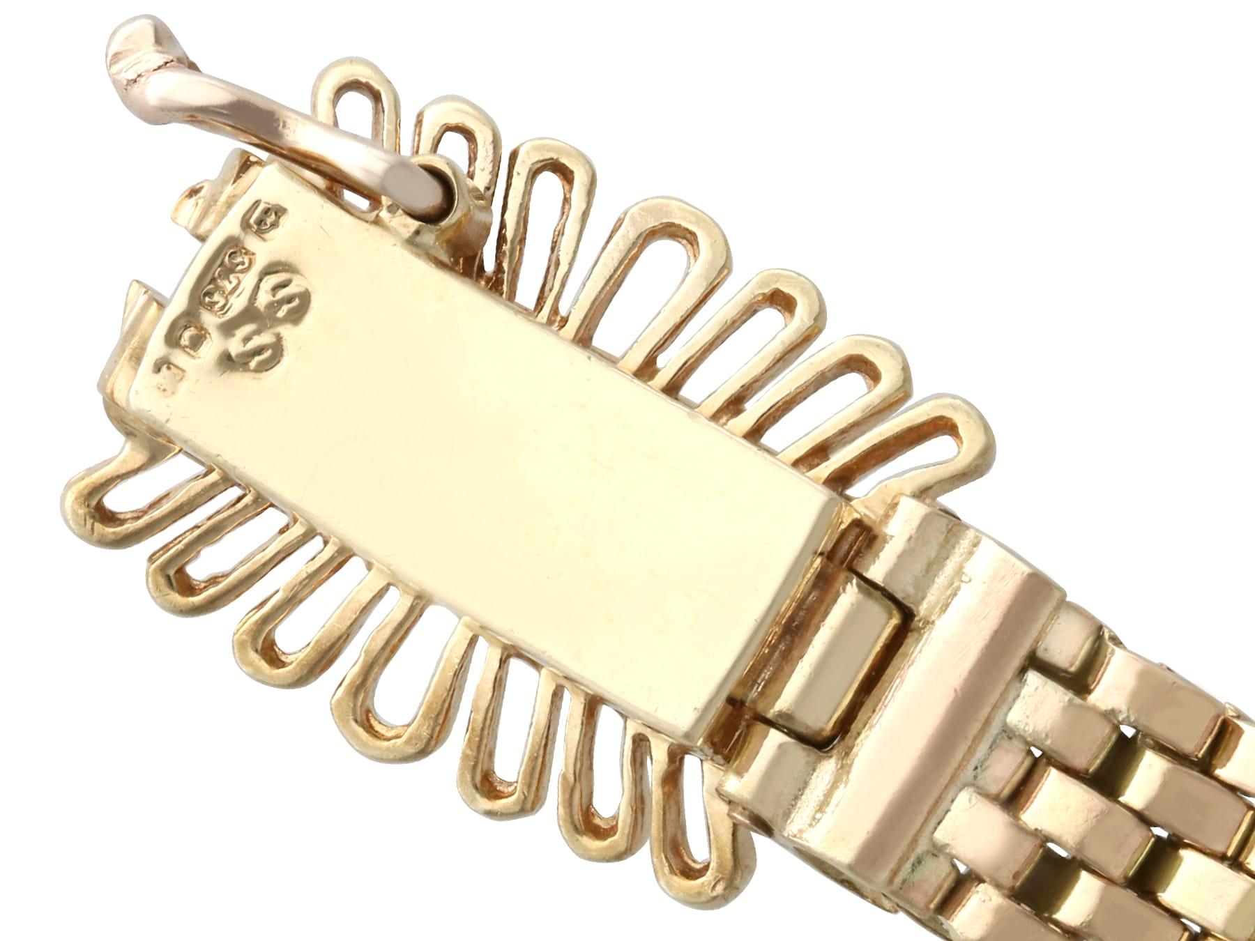 Vintage 9K Gelbgold Halskette im Angebot 3