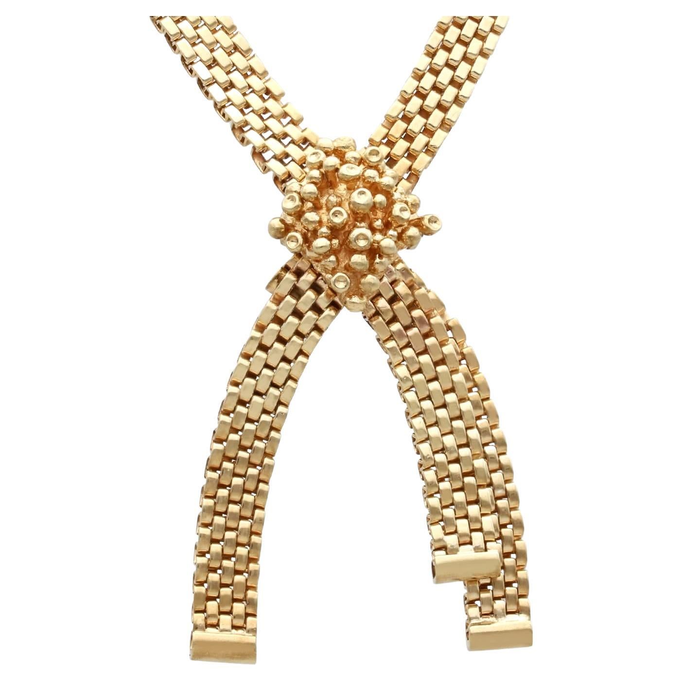 Louis Vuitton Diamond Yellow Gold Monogram Sautoir Detachable Necklace For  Sale at 1stDibs