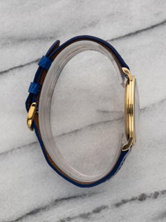 Vintage 1975 Audemars Piguet Ultra Thin 18K Yellow Gold Manual Wind Lapis Lazuli