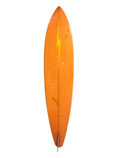 Vintage 1975 Gerry Lopez Shaped Lightning Bolt Surfboard