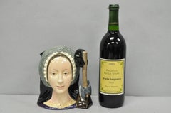Vintage 1975 Royal Doulton Ann Boleyn D6644 Tazza in porcellana con personaggio Toby