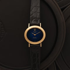 Vintage 1976 Rolex Cellini Model 4081 18 Karat Yellow Gold 26mm Manual Watch