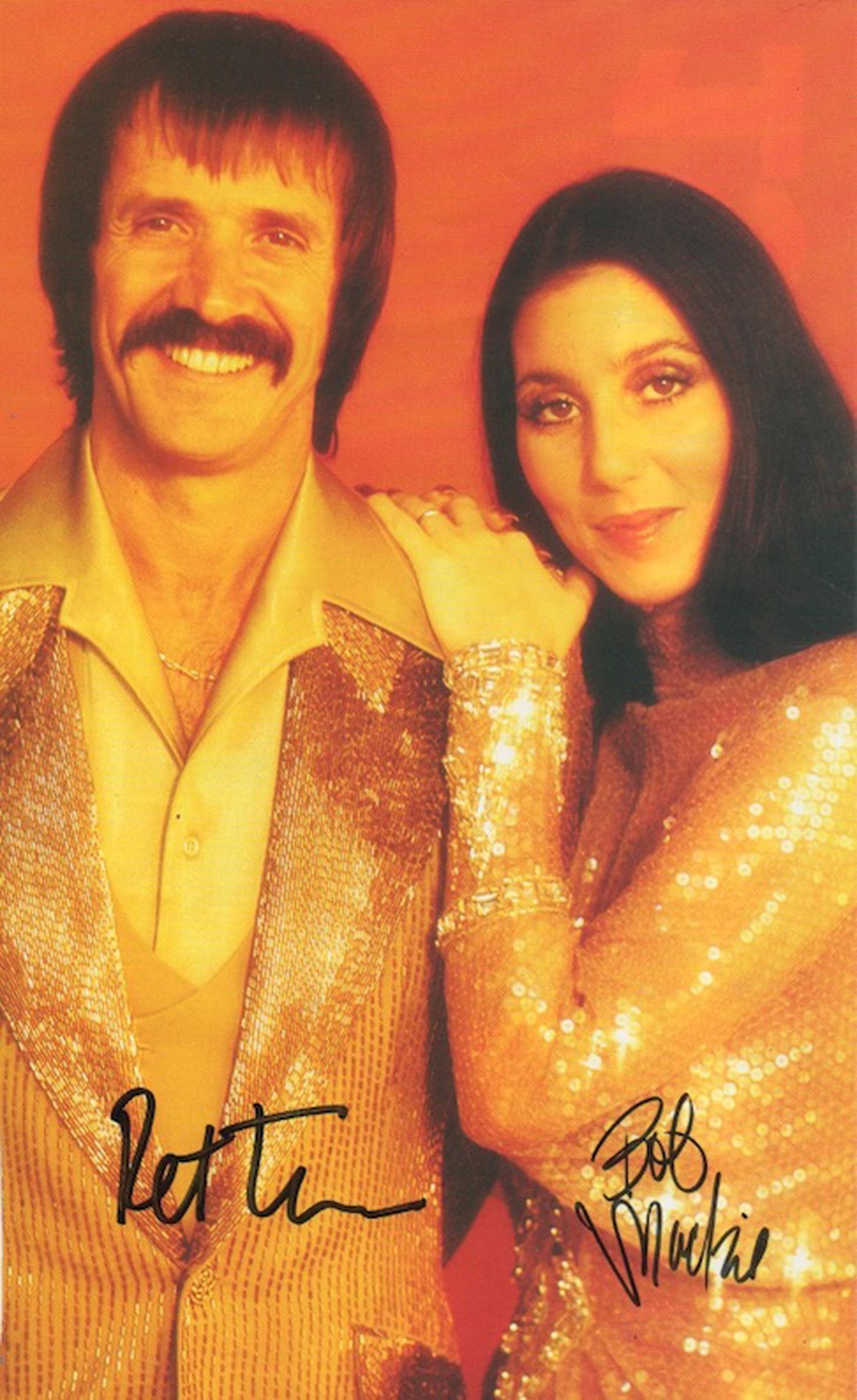 Vintage 1976 Sonny & Cher Documented Custom-Made Bob Mackie Sequin Gown Suit Set 12