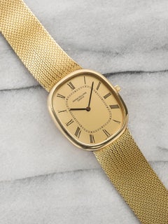 Vintage 1977 Patek Philippe Ellipse 3738 18K YG Auto Champagne 30 mm
