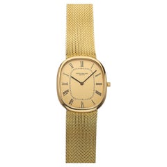 Vintage 1977 Patek Philippe Ellipse 3738 18K YG Auto Champagne 30 mm