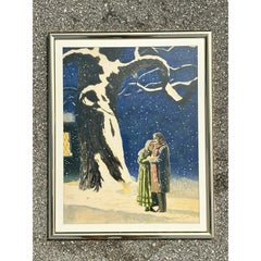 Vintage 1978 Metropoilitan Opera “La Boheme” Lithograph