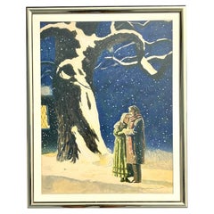 Vintage 1978 Metropoilitan Opera “La Boheme” Lithograph