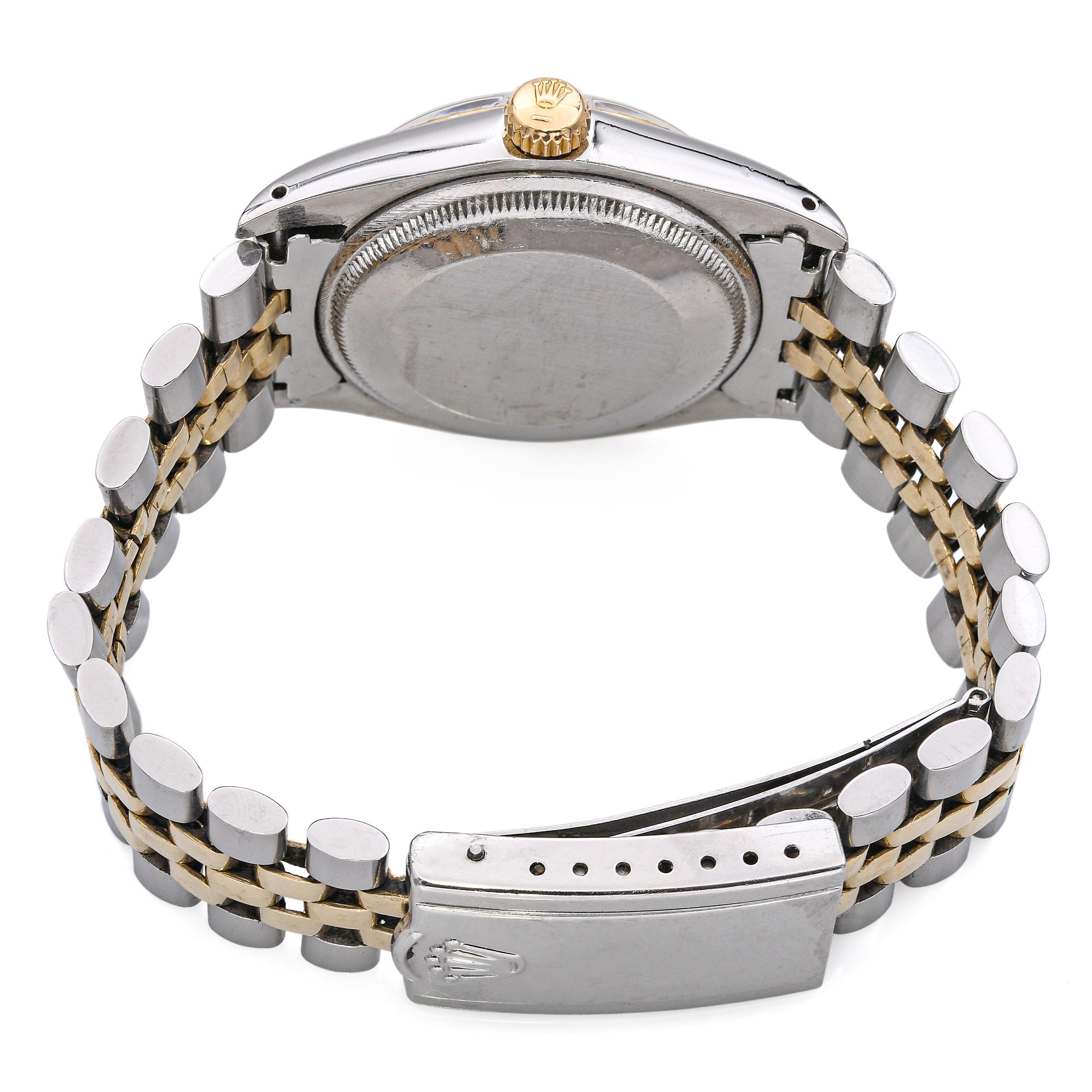 Women's or Men's Vintage 1978 Rolex Date Men's Watch JB Champion Rolex Bracelet Ref 1505 For Sale