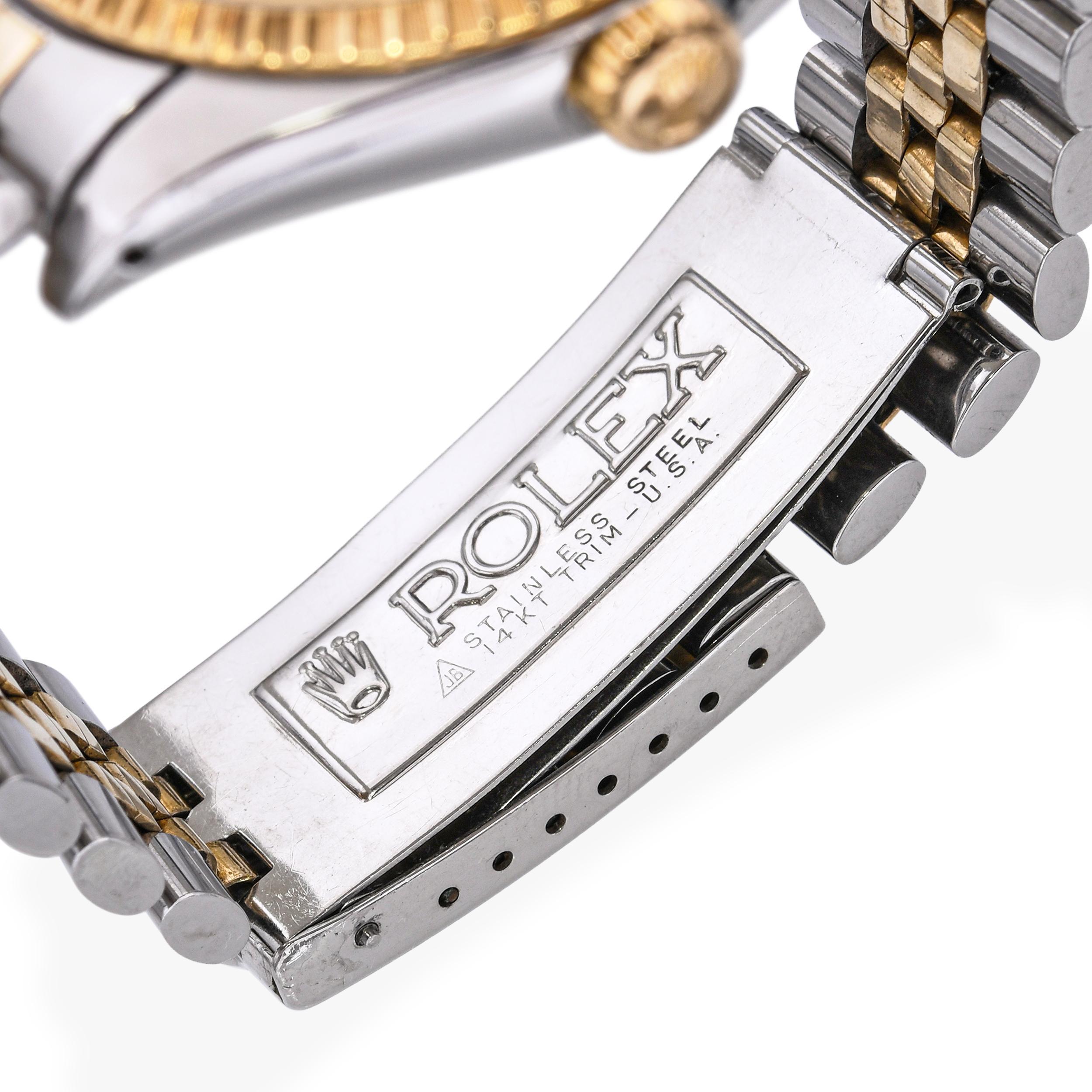 Vintage 1978 Rolex Date Men's Watch JB Champion Rolex Bracelet Ref 1505 For Sale 2