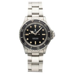 Vintage 1978 Rolex Submariner 5513 Stainless Steel Black Dial Auto 40mm