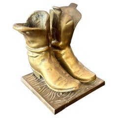 Botas Vintage 1978 de latón macizo