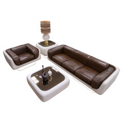 Vintage 1978 William Andrus for Steelcase 4 Piece Soft Seating Furniture Suite